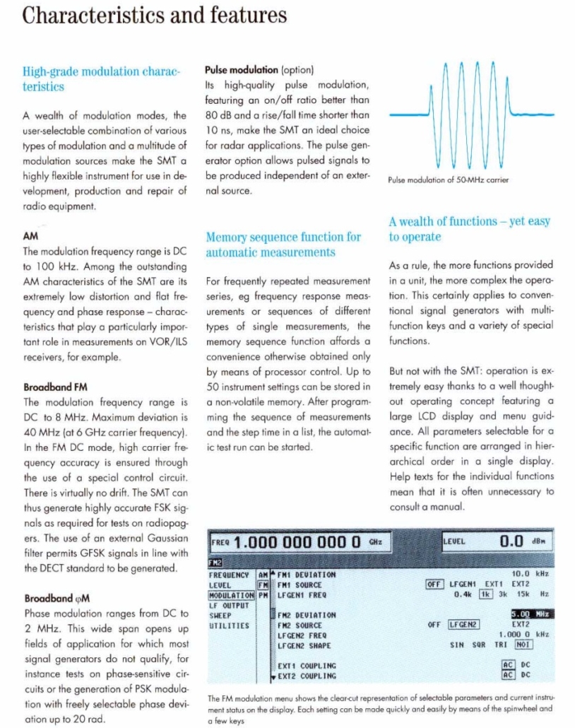 SMT03 Features