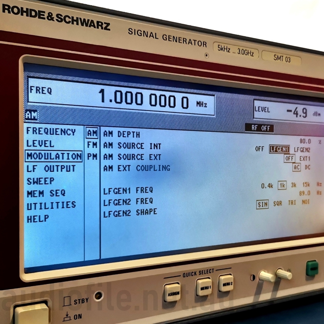 RF Signal Generator Rohde & Schwarz SMT03